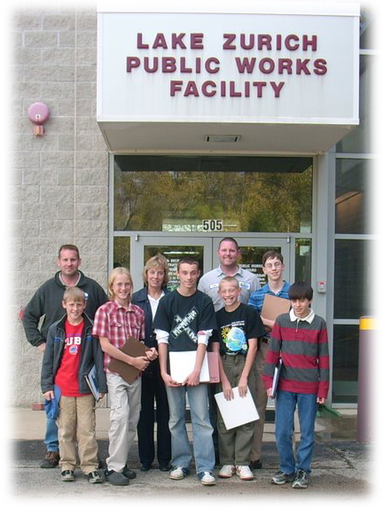 Team STEELE meets with Lake Zurich Public Works team